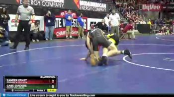 2 lbs Quarterfinal - Gabe Sanders, Vinton-Shellsburg vs Zander Ernst, Sergeant Bluff-Luton