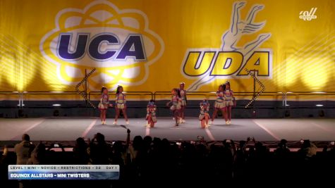 Equinox Allstars - mini twisters [2025 L1 Mini - Novice - Restrictions - D2 Day 1] 2025 UCA Sevierville Showdown