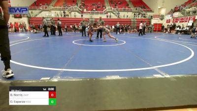 105 lbs Rr Rnd 1 - Bristol Norris, Unattached vs Odessy Esparza, Mission Wrestling Club