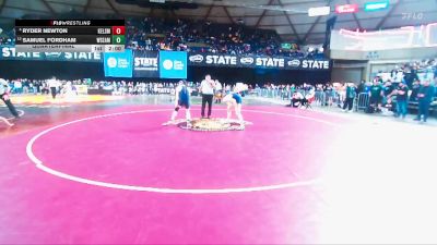 Boys 3A 126 lbs Quarterfinal - Samuel Fordham, West Seattle vs Ryder Newton, Kelso