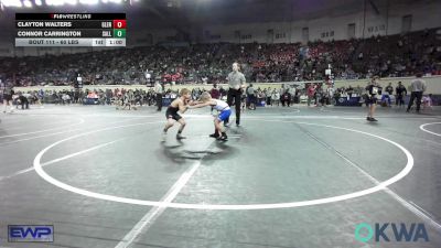 60 lbs 5th Place - Clayton Walters, Glenpool Warriors vs Connor Carrington, Sallisaw Takedown Club