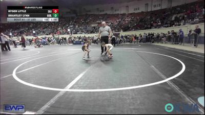 37 lbs Consi Of 8 #2 - Ryder Little, Salina Wrestling Club vs Brantley Lynn, Noble Takedown Club