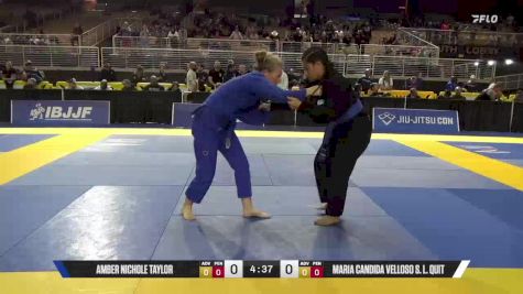 Maria Candida Velloso S. L. Quit vs Amber Nichole Taylor 2025 Pan Jiu Jitsu IBJJF Championship