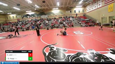 98 lbs Cons. Round 2 - Savannah Hopp, Punisher Wrestling Company vs Alexander Leon, Anacortes Hawkeyes Wrestling Club