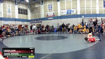 68 lbs Round 3 (3 Team) - Jacson Lewis, Mater Dei Wrestling Club vs Samuel Dranger, Chesterton Wrestling Club