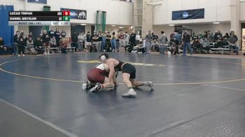 141 lbs Quarterfinal - Lucas Tirpak, Arcadia vs Daniel Metzler, Albright College