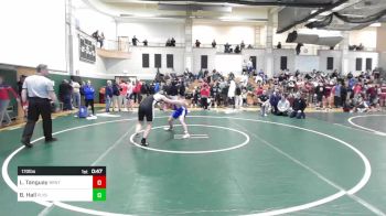 170 lbs Consi Of 16 #1 - Liam Tanguay, Braintree vs Brady Hall, Plymouth South