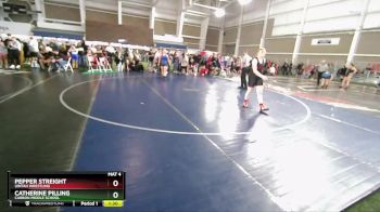 160 lbs Quarterfinal - Catherine Pilling, Carbon Middle School vs Pepper Streight, Uintah Wrestling