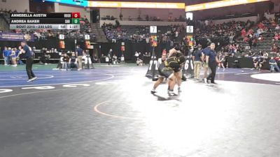 235 lbs Round Of 32 - Annebella Austin, Hughson (SJ) vs Andrea Baker, San Pedro (LA)