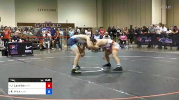 79 kg Cons 8 #2 - Joey Lavallee, Brunson UVRTC/ TMWC vs Evan Wick, SoCal RTC/ TMWC