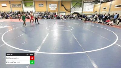 285 lbs Round Of 32 - Braden Marceau, Melrose vs Keonta Crawford, Enfield