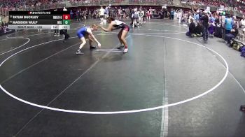 138 lbs Champ. Round 1 - Madison Wulf, WULF vs Tatum Buckley, Rocket Wrestling Club / RWC - Girls