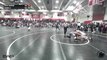 165 lbs Cons. Round 2 - Riley Barton, St Francis vs Daniel Li, Valley Christian (San Jose)