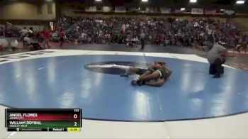 132 lbs Cons. Round 2 - Angel Flores, Adams City vs William Roybal, Greeley West