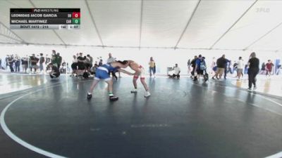 215 lbs Quarterfinal - Leonidas Jacob Garcia, Dark Horse vs Michael Martinez, Carter