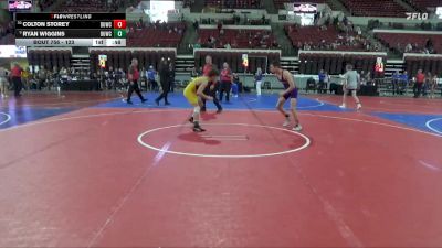 123 lbs 3rd Place Match - Colton Storey, Silver Valley Wrestling Club vs Ryan Wiggins, Forsyth Wrestling Club