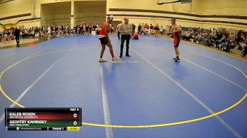 197 lbs Champ. Round 1 - Kaleb Rosen, Rochester University vs Geoffry Kaminsky, Ohio Wesleyan