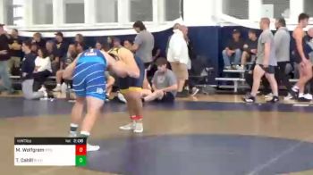 Consolation - Michael Wolfgram, West Virginia vs Toby Cahill, Buffalo - Unattached