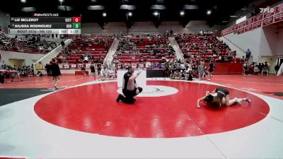 HS 120 lbs Semifinal - Julissa Rodriguez, Garden City HS vs Liz McLeroy, TUTTLE