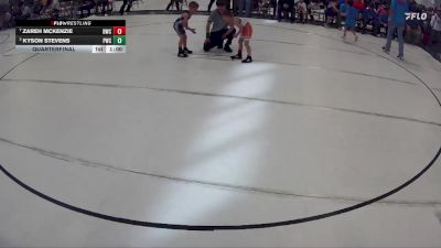 13 lbs Quarterfinal - Zareh Mckenzie, Beatrice Wrestling Club vs Kyson Stevens, Palmyra Wrestling Club