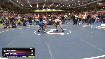 215 lbs Cons. Round 2 - Nathan Stiebs, WI vs Cyrus Harding, KS