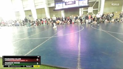 56 lbs Round 3 (4 Team) - Marianna Eller, Sanderson Wrestling Academy vs Madison Wood, Bear River