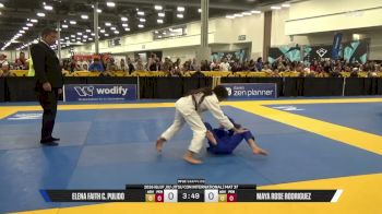 Maya Rose Rodriguez vs Elena Faith C. Pulido 2026 IBJJF Jiu-Jitsu CON International