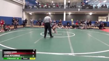 50 lbs Round 2 (6 Team) - Ziyan Muhammad, Columbus St. Francis Desales vs Caiden Haigh, Wadsworth