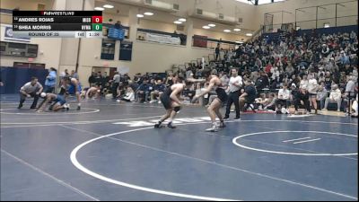 160 lbs Round Of 32 - Andres Rojas, Miami Southridge vs Shea Morris, New York Military Academy