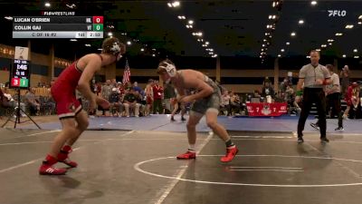 149 lbs C Of 16 #2 - Lucan O'Brien, Northern Illinois vs Collin Gaj, Virginia Tech