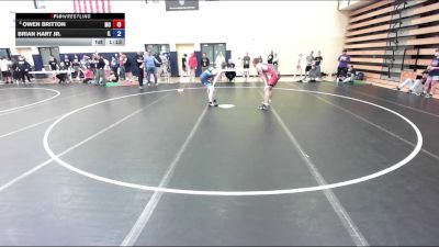 157 lbs Cons. Round 5 - Owen Britton, MO vs Brian Hart Jr., IL