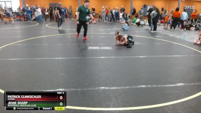 50 lbs Semifinal - Jesse Sharp, Reverence Wrestling Club vs Patrick Clinkscales, SCSOW