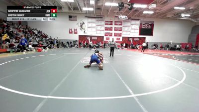 141 lbs Consi Of 8 #1 - Griffin Walizer, Lock Haven - Unatt vs Justin Shay, Unrostered