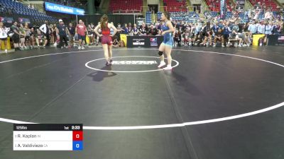 125 lbs Semis - Rose Kaplan, IN vs Alejandra Valdiviezo, CA