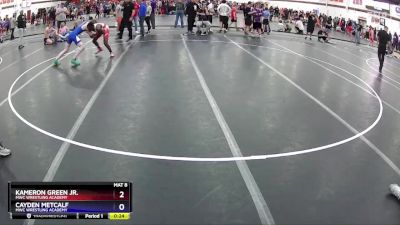 120 lbs Round 4 - Kameron Green Jr., MWC Wrestling Academy vs Cayden Metcalf, MWC Wrestling Academy