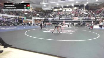 130 lbs Champ. Round 1 - Aubrey Taylor, Erie Hs vs Laura Smith, Oakley HS