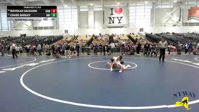 108 lbs Cons. Round 4 - Chase Shirley, Rambler Wrestling Club vs Nicholas Sackaris, Long Beach Gladiators Wrestling