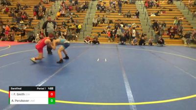 105 lbs Semifinal - Fischer Smith, Chippewa Elite Wrestling vs Alexander Penzkover, LaCrosse Area Wrestlers (LAW)