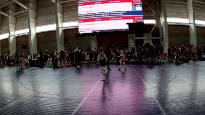 58 lbs Champ. Round 1 - Oakley Fredrickson, Utah vs Kolt Luster, Colorado