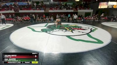 150 lbs Round 1 (8 Team) - Julian Ortiz, Dumas vs Mac Shafer, Fort Worth Benbrook