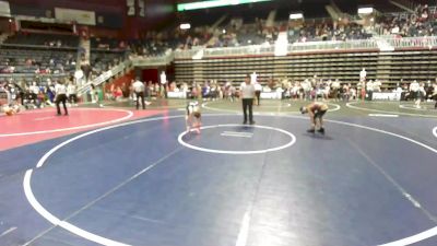 78 lbs Round Of 16 - Tracen Barton, Riverton USAW vs Aspen Frasier, Black Hills Academy