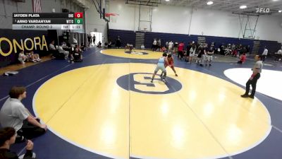 144 lbs Champ. Round 3 - Arno Vardanyan, World Team Training Center vs Jayden Plata, Downey High School