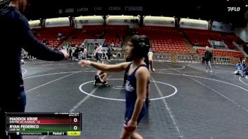64 lbs Finals (2 Team) - Maddox Krise, Empyre WC Maroon vs Ryan Federico, Lake WC