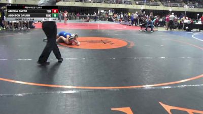 148 lbs 5th Place - Amelia Smith, York vs Addison Grubb, Manchester