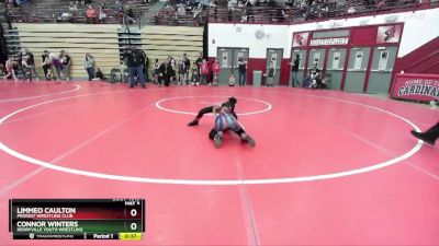 59 lbs Champ. Round 1 - Limmeo Caulton, Prodigy Wrestling Club vs Connor Winters, Henryville Youth Wrestling
