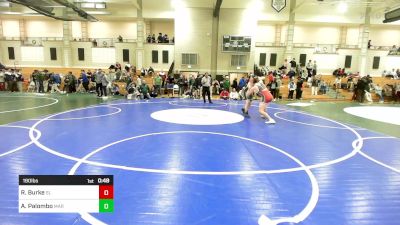 190 lbs Consi Of 8 #1 - Ryan Burke, Silver Lake vs Aidan Palombo, Marshfield