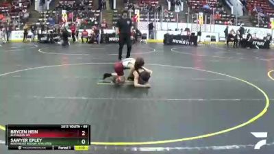 69 lbs Cons. Round 4 - Sawyer Epley, Northeast Region Affiliated vs Brycen Hein, Buchanan WC