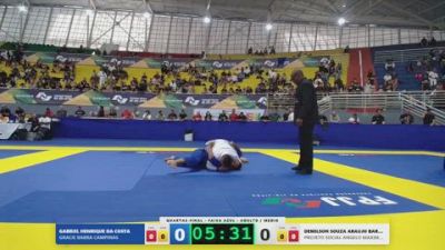 DEMILSON SOUZA ARAUJO BARBOSA vs GABRIEL HENRIQUE DA COSTA 2026 FPJJ Circuito Paulista GI Etapa 3