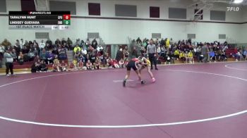 94-100 lbs 1st Place Match - Taralynn Hunt, Center Point-Urbana Girls vs Lindsey Guevara, Western Dubuque Girls