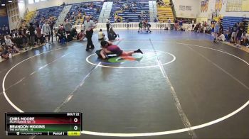 132 lbs Round 6 (8 Team) - Chrs Moore, Palm Harbor WC vs Brandon Higgins, The Outsiders